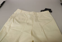 Load image into Gallery viewer, Dolce &amp; Gabbana Elegant Ivory High-Waist Wool Pants
