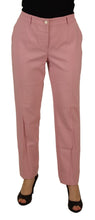 Load image into Gallery viewer, Dolce &amp; Gabbana Chic MidWaist Virgin Wool Pink Pants
