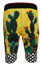 Load image into Gallery viewer, Dolce &amp; Gabbana Multicolor Cactus Print Cotton Sweat Shorts
