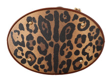 Load image into Gallery viewer, Dolce &amp; Gabbana Elegant Leopard Bucket Tote Bag
