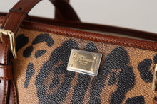 Load image into Gallery viewer, Dolce &amp; Gabbana Elegant Leopard Bucket Tote Bag
