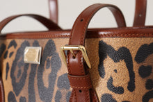 Load image into Gallery viewer, Dolce &amp; Gabbana Elegant Leopard Bucket Tote Bag
