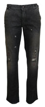 Load image into Gallery viewer, Dolce &amp; Gabbana Exquisite Gray Denim Pants for the Modern Gentleman
