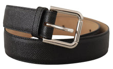 Load image into Gallery viewer, Dolce &amp; Gabbana Sleek Black Authentic Leather Belt
