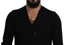 Load image into Gallery viewer, Dolce &amp; Gabbana Elegant Black Cashmere Cardigan Sweater
