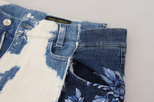 Load image into Gallery viewer, Dolce &amp; Gabbana Elegant Loose Fit Denim Pants with Unique Print
