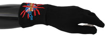 Load image into Gallery viewer, Dolce &amp; Gabbana Elegant Black Virgin Wool Unisex Gloves
