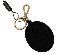 Load image into Gallery viewer, Dolce &amp; Gabbana Elegant Black and Gold Keychain Accessory

