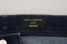 Load image into Gallery viewer, Dolce &amp; Gabbana Elegant Slim Fit Dark Blue Denim Jeans
