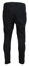 Load image into Gallery viewer, Dolce &amp; Gabbana Elegant Grey Cotton Joggers for Men
