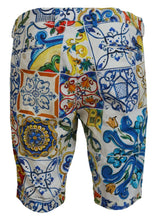 Load image into Gallery viewer, Dolce &amp; Gabbana Majolica Print Casual Chinos Shorts
