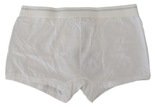 Load image into Gallery viewer, Dolce &amp; Gabbana White Cotton Blend Regular Boxer Underwear
