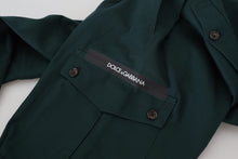 Load image into Gallery viewer, Dolce &amp; Gabbana Elegant Green Slim Fit Cargo Jeans
