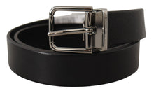 Load image into Gallery viewer, Dolce &amp; Gabbana Elegant Black Leather Belt
