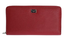 Load image into Gallery viewer, Dolce &amp; Gabbana Elegant Red Leather Continental Wallet
