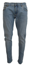 Load image into Gallery viewer, Dolce &amp; Gabbana Elegant Slim Fit Light Blue Denim Pants
