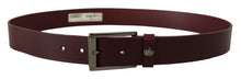 Load image into Gallery viewer, Dolce &amp; Gabbana Elegant Brown Leather Designer Belt
