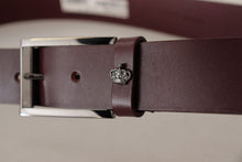 Load image into Gallery viewer, Dolce &amp; Gabbana Elegant Brown Leather Designer Belt
