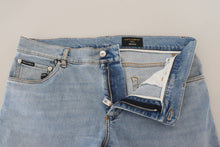 Load image into Gallery viewer, Dolce &amp; Gabbana Elegant Slim Fit Light Blue Denim Pants
