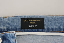 Load image into Gallery viewer, Dolce &amp; Gabbana Elegant Slim Fit Light Blue Denim Pants
