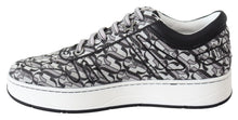 Load image into Gallery viewer, Jimmy Choo Glittering Slip-On Sneakers - Silver and Black
