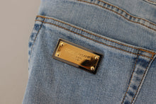 Load image into Gallery viewer, Dolce &amp; Gabbana Elegant Slim Fit Light Blue Denim Pants
