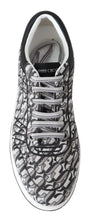 Load image into Gallery viewer, Jimmy Choo Glittering Slip-On Sneakers - Silver and Black
