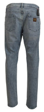 Load image into Gallery viewer, Dolce &amp; Gabbana Elegant Slim-Fit Light Blue Denim Pants
