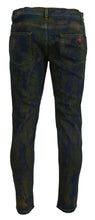 Load image into Gallery viewer, Dolce &amp; Gabbana Chic Slim-Fit Denim Jeans in Green Wash
