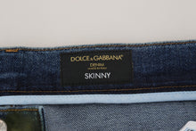 Load image into Gallery viewer, Dolce &amp; Gabbana Chic Slim-Fit Denim Jeans in Green Wash
