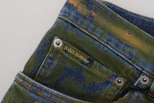 Load image into Gallery viewer, Dolce &amp; Gabbana Chic Slim-Fit Denim Jeans in Green Wash
