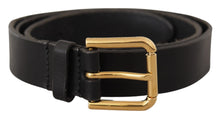 Load image into Gallery viewer, Dolce &amp; Gabbana Elegant Leather Belt with Metal Buckle
