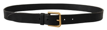 Load image into Gallery viewer, Dolce &amp; Gabbana Elegant Leather Belt with Metal Buckle
