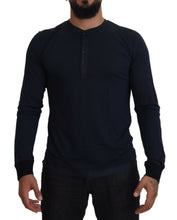 Load image into Gallery viewer, Dolce &amp; Gabbana Elegant Cotton-Silk Blend Blue Pullover
