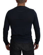 Load image into Gallery viewer, Dolce &amp; Gabbana Elegant Cotton-Silk Blend Blue Pullover
