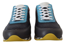 Load image into Gallery viewer, Dolce &amp; Gabbana Multicolor Leather-Blend Low Top Sneakers
