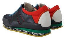 Load image into Gallery viewer, Dolce &amp; Gabbana Multicolor Leather-Blend Low Top Sneakers
