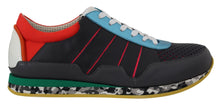 Load image into Gallery viewer, Dolce &amp; Gabbana Multicolor Leather-Blend Low Top Sneakers
