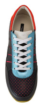 Load image into Gallery viewer, Dolce &amp; Gabbana Multicolor Leather-Blend Low Top Sneakers
