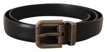 Load image into Gallery viewer, Dolce &amp; Gabbana Elegant Black Calf Leather Belt
