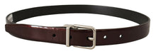 Load image into Gallery viewer, Dolce &amp; Gabbana Elegant Dark Brown Patent Leather Belt
