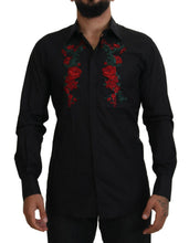 Load image into Gallery viewer, Dolce &amp; Gabbana Elegant Floral Embroidered Cotton Shirt
