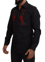 Load image into Gallery viewer, Dolce &amp; Gabbana Elegant Floral Embroidered Cotton Shirt
