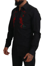 Load image into Gallery viewer, Dolce &amp; Gabbana Elegant Floral Embroidered Cotton Shirt
