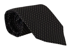 Load image into Gallery viewer, Dolce &amp; Gabbana Elegant Black White Polka Dot Silk Tie
