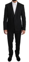 Load image into Gallery viewer, Dolce &amp; Gabbana Elegant Black Slim Fit Martini Suit Set
