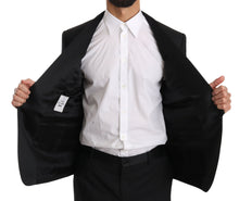 Load image into Gallery viewer, Dolce &amp; Gabbana Elegant Black Slim Fit Martini Suit Set
