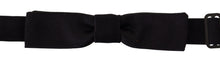 Load image into Gallery viewer, Dolce &amp; Gabbana Elegant Black Silk Bow Tie
