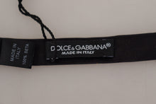 Load image into Gallery viewer, Dolce &amp; Gabbana Elegant Black Silk Bow Tie
