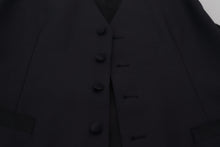 Load image into Gallery viewer, Dolce &amp; Gabbana Black Wool Stretch Waistcoat Formal Vest
